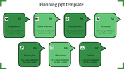 Best PowerPoint Planning Templates and  Themes -Seven Node