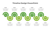 Fantastic Timeline Design PowerPoint And Google Slides