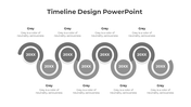 Editable Timeline Design PowerPoint And Canava Template