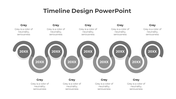 Impressive Timeline Design PowerPoint And Google Slides