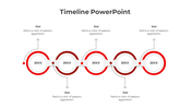 Easy To Edit Timeline Ideas PPT And Google Slides Template