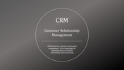 Our Predesigned CRM PowerPoint Template Presentation