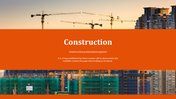 Creative Construction Presentation And Google Slides Themes