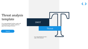 Simple Cool Threat Analysis Template And Google Slides