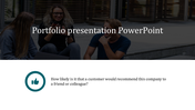 Elegant Portfolio Presentation PPT Template and Google Slides