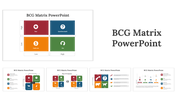 BCG Matrix Template PowerPoint for Strategic Planning