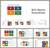 BCG Matrix Template PowerPoint for Strategic Planning