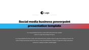 Social Media Business PowerPoint Presentation Template