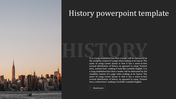 Best History PowerPoint Template For Presentation Slides