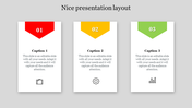 Amazing Nice Presentation Layout Slide Template Design