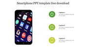 Attractive Smartphone PPT Template Free Download Slides