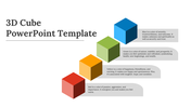 3D Cube PowerPoint Presentation And Google Slides Theme