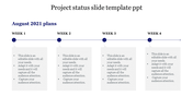 Amazing Project Status Slide Template PPT Presentation