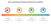 Appealing PowerPoint Presentation Tachometer Template