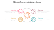 Microsoft PowerPoint Space Theme Presentation Template