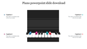 Editable Piano PowerPoint Free Slide Download Immediately