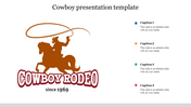 Amazing Cowboy Presentation Template Design