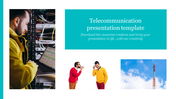 Telecommunication Presentation Template PPT Design