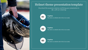 High-Quality Helmet Theme Presentation Template Design