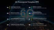 6G Powerpoint Template PPT Presentation and Google Slides 