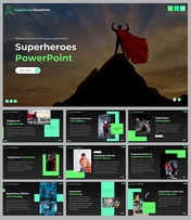 Superheroes PowerPoint And Google Slides Templates