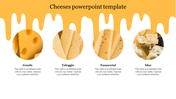 Attractive Cheeses PowerPoint Template Slide 