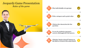 Customized Jeopardy Game Presentation Template Design