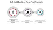 Best Roll Out Plan Steps PowerPoint Template Design