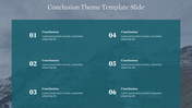 Effective Conclusion Theme Template Slide Design