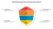 Innovative Shield Design PowerPoint Download Slide