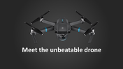 Drone PowerPoint Background Template and Google Slides