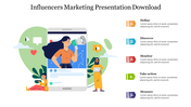 Stunning Influencers Marketing Presentation Download