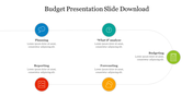 Five Node Budget Presentation Slide Download Template