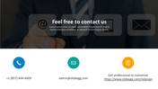 Excellent Contact Us Theme PPT PowerPoint Template