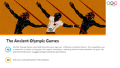 Best The Ancient Olympic Games PPT Slide Design Template