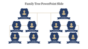 Effective Family Tree PowerPoint Slide Template Design