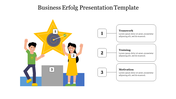 Successful Business Erfolg Presentation Template Design