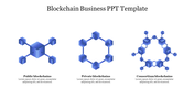 Three Node Blockchain Business PPT Template Presentation