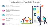 Awesome Business Services PowerPoint Template Design