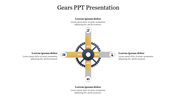 Editable Gears PPT Presentation Slide Template Designs