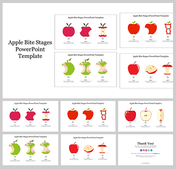 Elegant Apple Bite Stages PPT Presentation and Google Slides