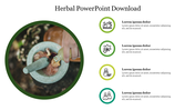 Effective Herbal PowerPoint Download Slide Templates