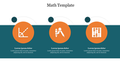 Three Node Math Template PowerPoint Template