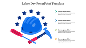 Four Node Labor Day PowerPoint Template For Presentation