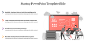 Four Node Startup PowerPoint Template For PPT Slides