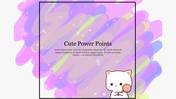 Editable Cute Power Points PPT Presentation Template