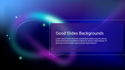 Modern Google Slides background with a deep blue to purple gradient, adorned with sparkling dots and elegant smooth curves.