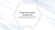 Our Predesigned White Presentation Background Template