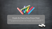 Awesome Fondo De Pizarra Para PowerPoint Template Design