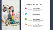 Creative PowerPoint For Kids Presentation Slide